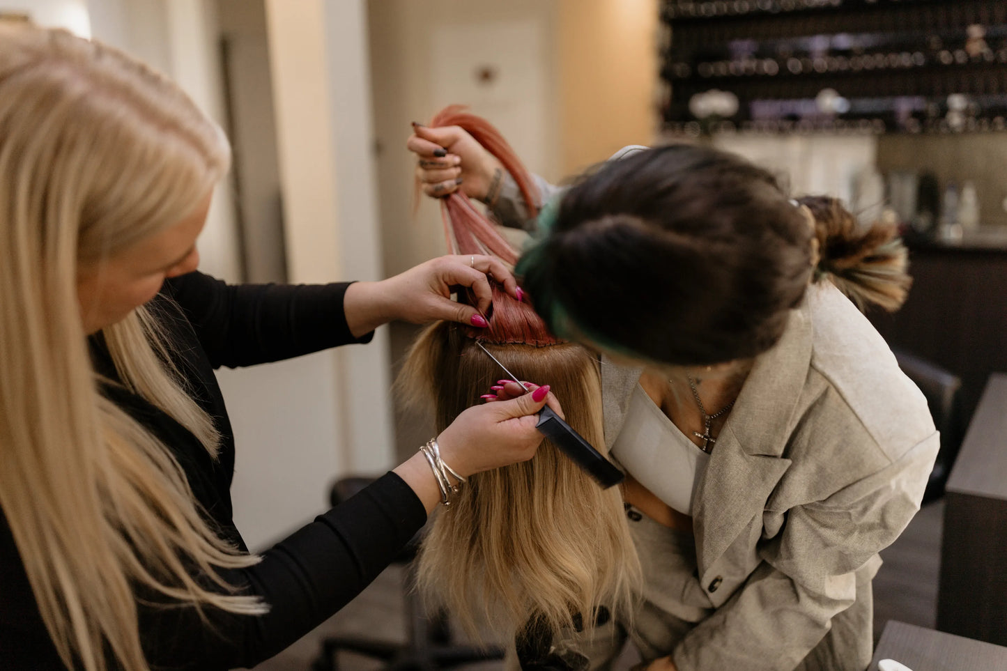 FINE HAIR METHOD -Genius Weft Extension Training NZ